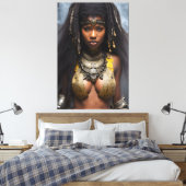 アフリカの女王043 キャンバスプリント (インサイチュ (寝室))