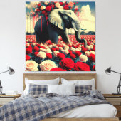 アフリカの女王10 キャンバスプリント (インサイチュ (寝室))