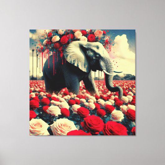 アフリカの女王10 キャンバスプリント (正面)