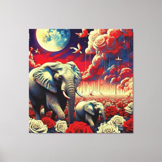 アフリカの女王12 キャンバスプリント (正面)