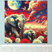 アフリカの女王12 キャンバスプリント (インサイチュ (ウッドフロア))