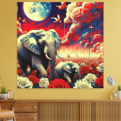 アフリカの女王12 キャンバスプリント (インサイチュ (リビング))