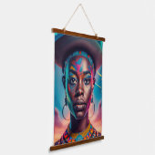 アフリカの女王 吊り下げ型タペストリー (傾斜あり)