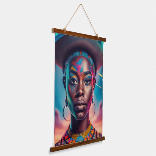 アフリカの女王 吊り下げ型タペストリー (傾斜あり)