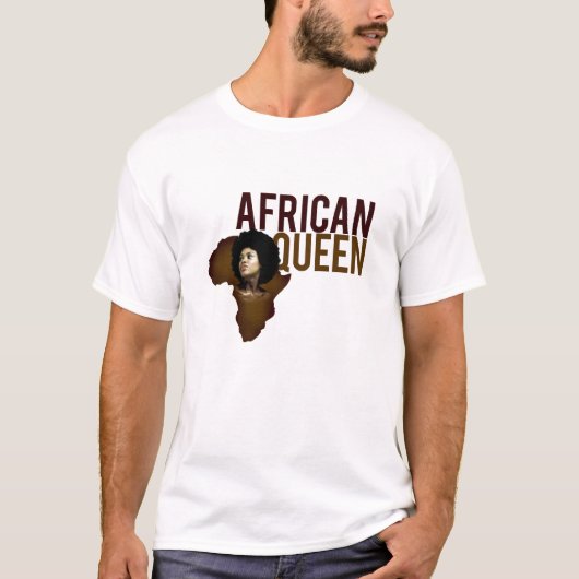 アフリカの女王/Afrikan版 Tシャツ (正面)