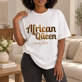 アフリカの女王Tシャツ - 彼女へのギフト Tシャツ