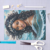 アフリカの女神ヤマヤ・アート 薄葉紙 (クラフト)