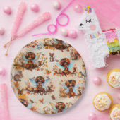 アフリカの妖精の魅惑された森の誕生日パーティー ペーパープレート (パーティー)