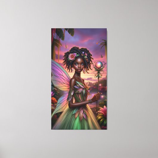 アフリカの妖精 キャンバスプリント (正面)