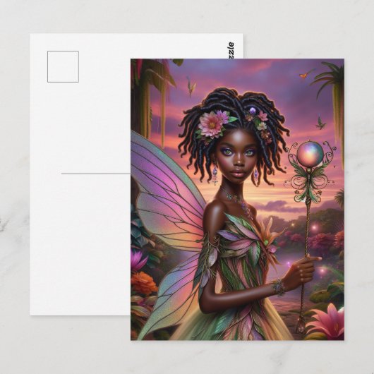 アフリカの妖精 ポストカード (正面/裏面)
