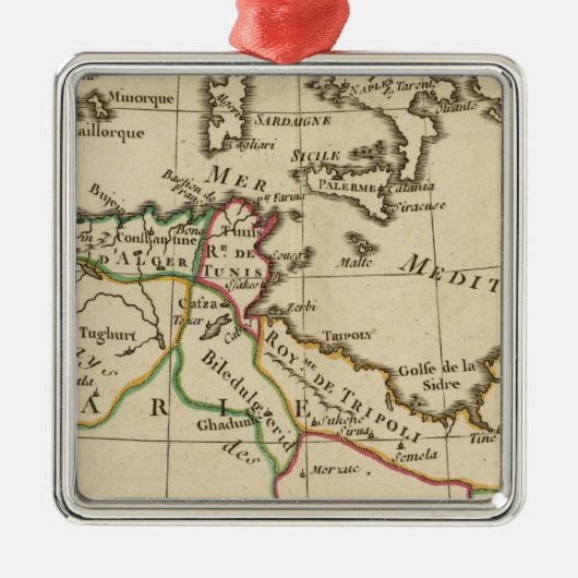 アフリカの学校 メタルオーナメント (正面)