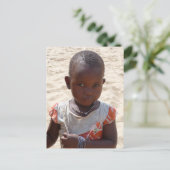 アフリカの少女 ポストカード (スタンド正面)