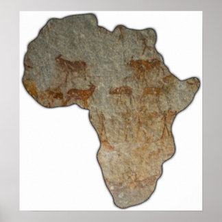 アフリカの岩 ポスター