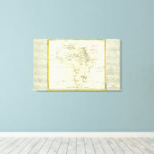 アフリカの川と山 キャンバスプリント (インサイチュ (ウッドフロア))