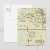 アフリカの川と山 ポストカード (正面/裏面)