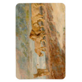 アフリカの川岸の獅子 マグネット (縦)