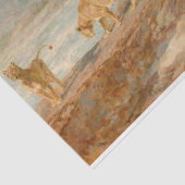 アフリカの川岸の獅子 薄葉紙 (詳細)