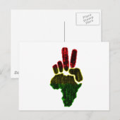 アフリカの平和 ポストカード (正面/裏面)