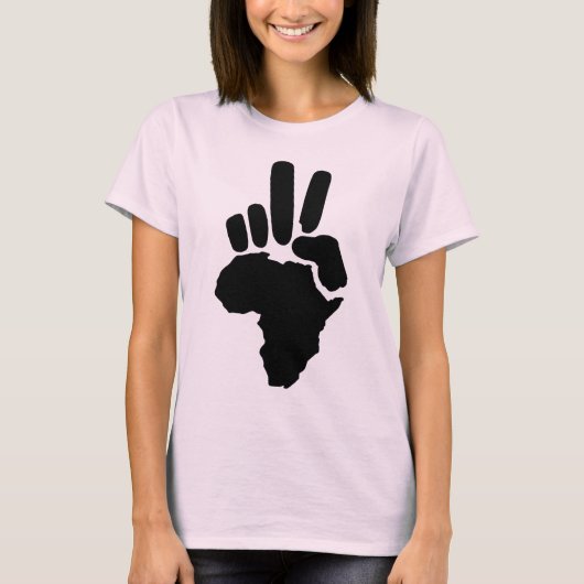 アフリカの平和 Tシャツ (正面)