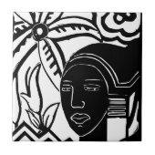 アフリカの幻想 タイル (正面)