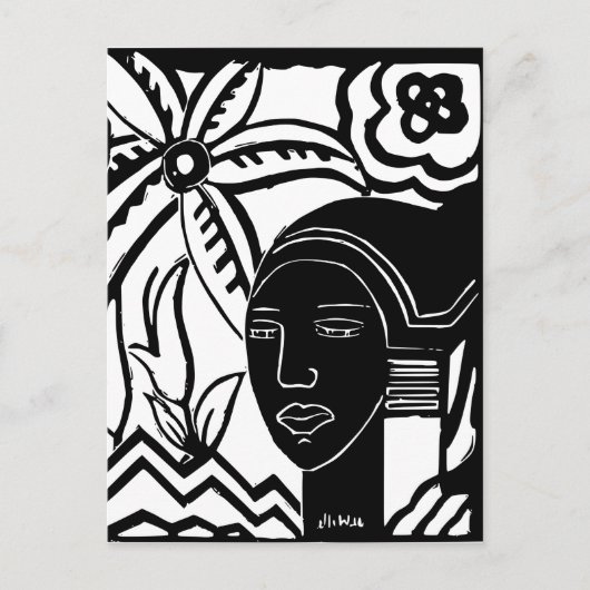 アフリカの幻想 ポストカード (正面)