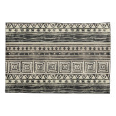 アフリカの幾何学的パターン 枕カバー (裏面)