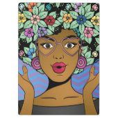 アフリカの庭のクリップボード クリップボード (裏面)