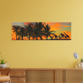 アフリカの引き伸ばしキャンバス キャンバスプリント (インサイチュ (リビング))