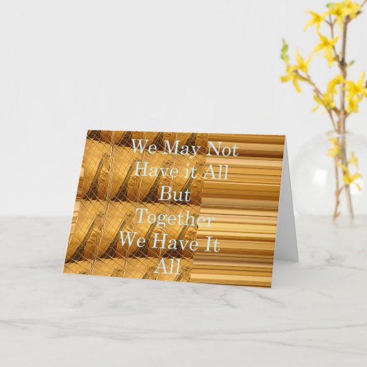 アフリカの感動的野生生物デザインとのメッセージ カード (黄色い花)