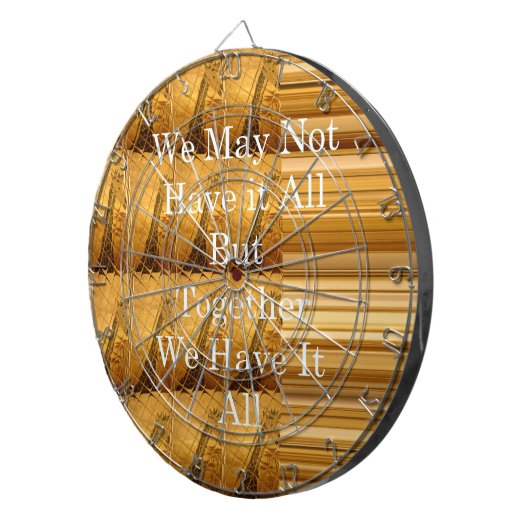 アフリカの感動的野生生物デザインとのメッセージ ダーツボード (正面右)