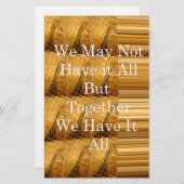 アフリカの感動的野生生物デザインとのメッセージ 便箋 (正面/裏面)