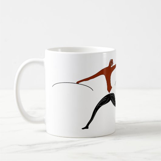 アフリカの戦士マグ – 古代の男 コーヒーマグカップ (左)