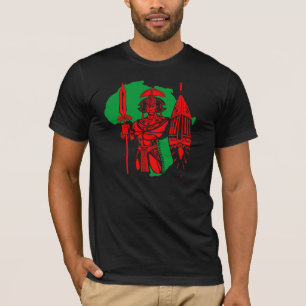 アフリカの戦士RGBのTシャツ Tシャツ