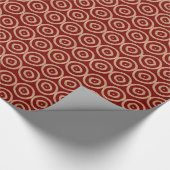 アフリカの手描きの民族パターン ラッピングペーパー (角)