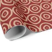 アフリカの手描きの民族パターン ラッピングペーパー (ロールコーナー)