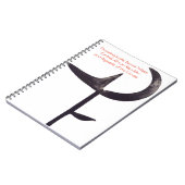 アフリカの投げるナイフのデザイン ノートブック (左側)