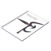 アフリカの投げるナイフのデザイン ノートブック (左側)