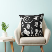 アフリカの抽象芸術部族芸術 クッション (椅子)