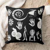 アフリカの抽象芸術部族芸術 クッション (ブランケット)