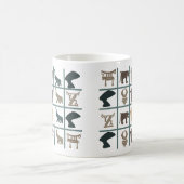 アフリカの抽象芸術部族芸術 コーヒーマグカップ (中央)