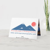 アフリカの教育実習生の挨拶状 カード (裏面)