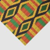 アフリカの数々のな色パターンプリントのデザイン 薄葉紙 (詳細)