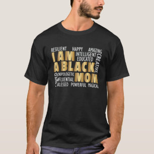 アフリカの文化私は黒い母の歴史の月モト Tシャツ