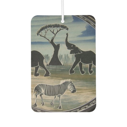 アフリカの新生ジャングル カーエアーフレッシュナー (正面)