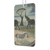 アフリカの新生ジャングル カーエアーフレッシュナー (左)