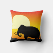 アフリカの日没 クッション (裏面)