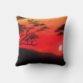 アフリカの日没 クッション (裏面)