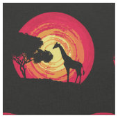 アフリカの日没 ファブリック (クローズアップ)