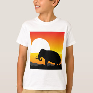 アフリカの日没 Tシャツ