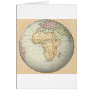 アフリカの旧式な地図